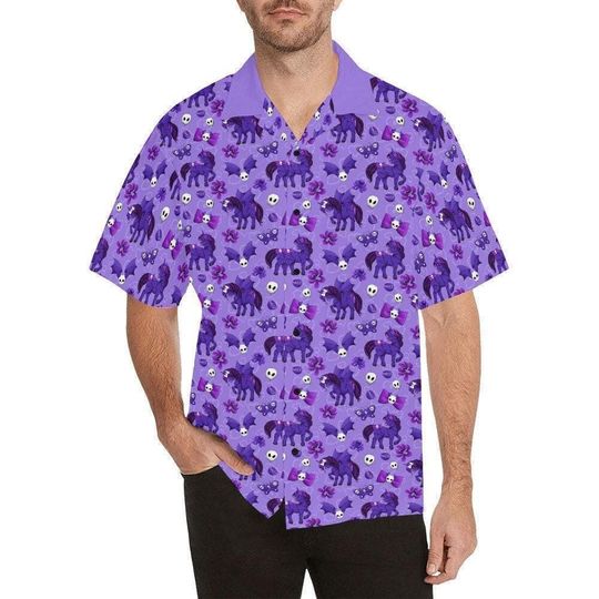 Cute Gothic Pegasus Hawaiian Shirt