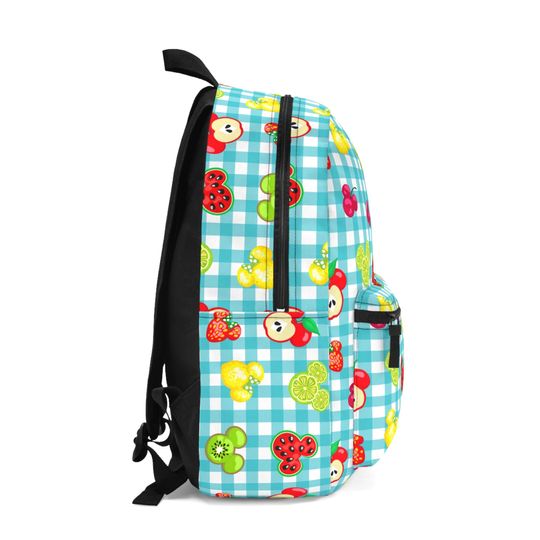 Mickey Fruits and Gingham Backpack, Disney Bag for Kids