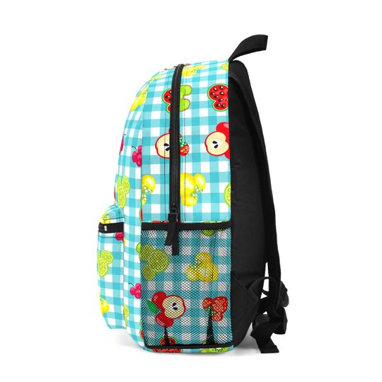Mickey Fruits and Gingham Backpack, Disney Bag for Kids