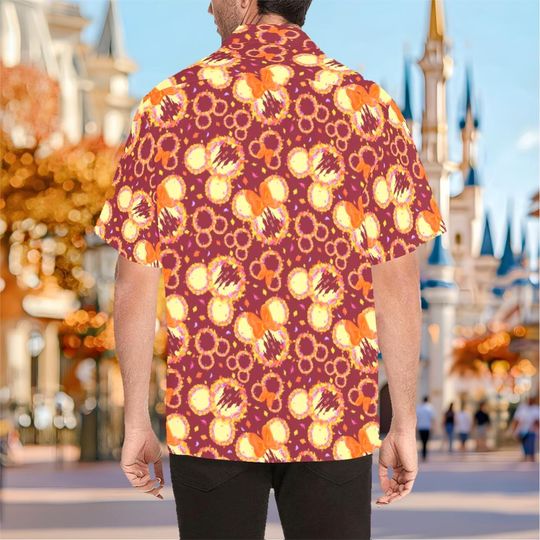 Autumn Leaves Mickey Mouse Disney Hawaiian Shirt