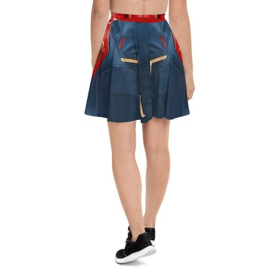 Captain Marvel Running Skater Skirt