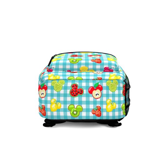 Mickey Fruits and Gingham Backpack, Disney Bag for Kids