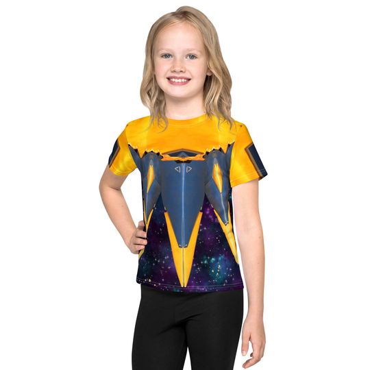 Cosmic Rewind Starblaster 3D Shirt | Disney Short Sleeve Cotton Tee | Disney Cosplay Shirt | Disneyland Trip Outfit For Adult/Kid