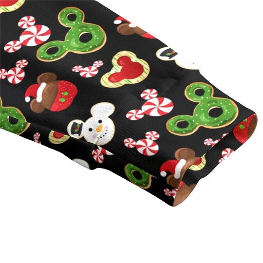 Christmas Mickey Snacks Button Up Cardigan Jacket
