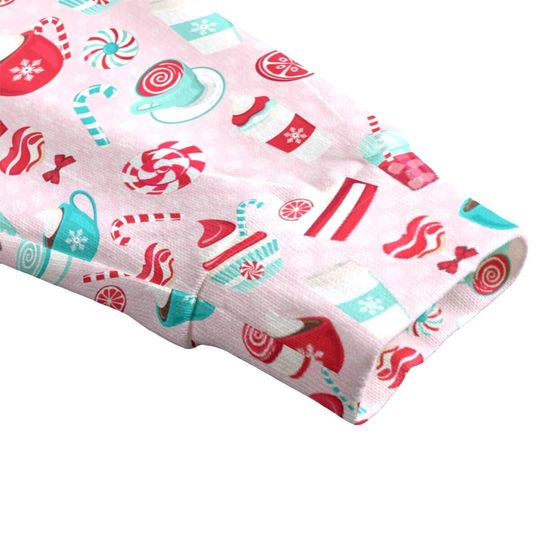 Pretty Peppermint Sweets Button Up Cardigan Jacket, Red