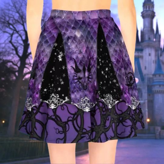 Maleficent Dragon Skater Skirt