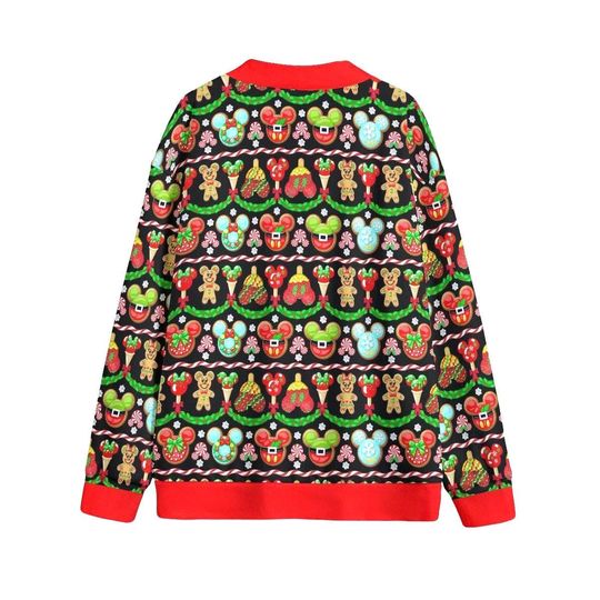 Gingerbread Mickey Button Up Cardigan Jacket