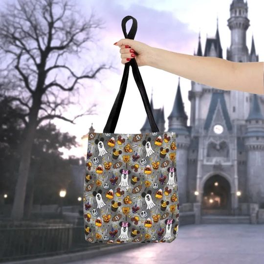 Halloween Mickey Ghosts Tote Bag, Disney Tote Bag Gift