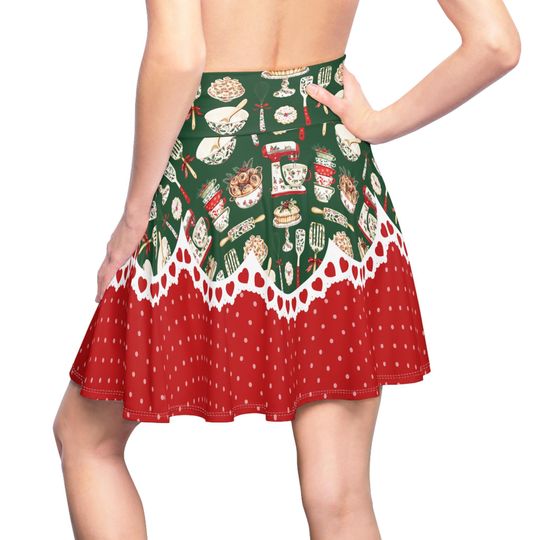 Christmas Baking Time Skater Skirt