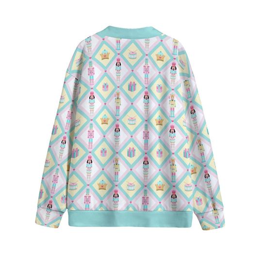 Kawaii Nutcracker Lattice Button Up Cardigan Jacket