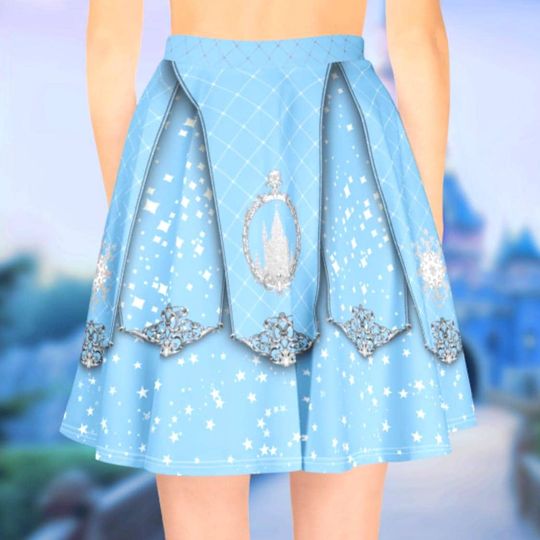 Snow Queen Elsa Women's Skater Skirt