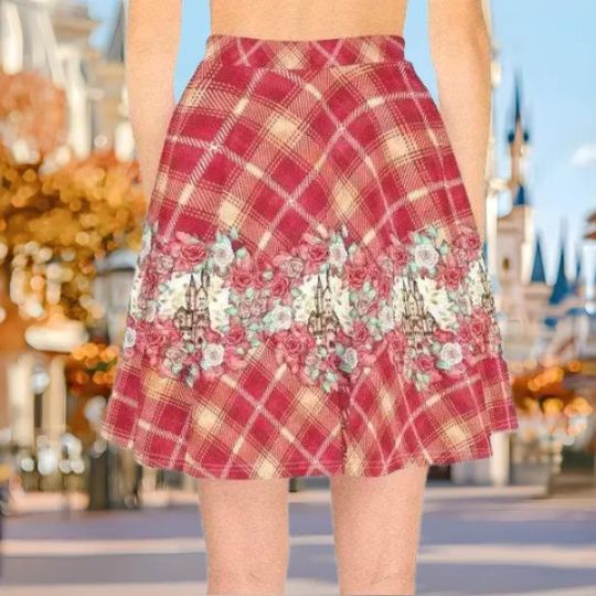 Autumn Castles Women's Skater Skirt