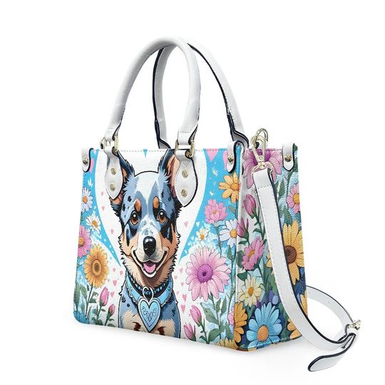 blue heeler Leather Bags, Dog Lover Gift