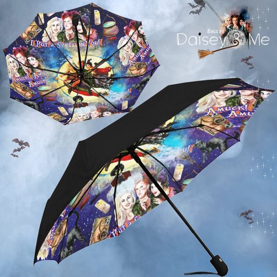Witchy Umbrella, Halloween Lover Gift