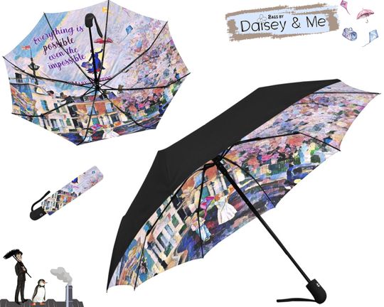 Mary Poppins Umbrella, Birthday Ideas for Women, Gift for Her, London Gifts