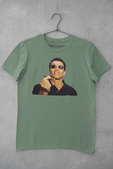 Arnold Schwarzenegger Cigar Shirt