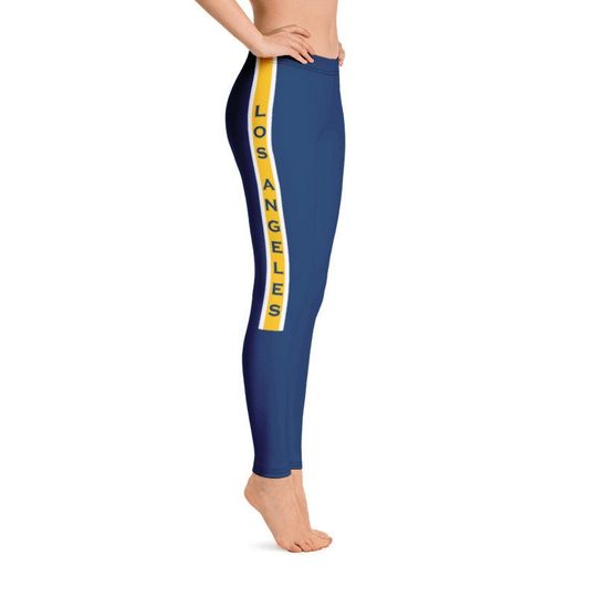 Los Angeles Chargers Colored Football Leggings