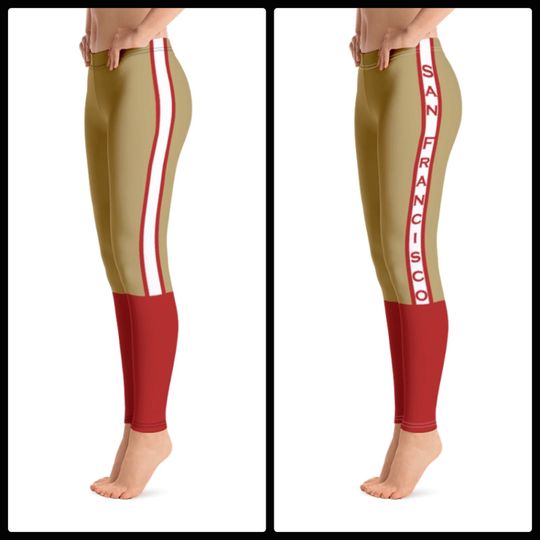 San Francisco Football Leggings w/city