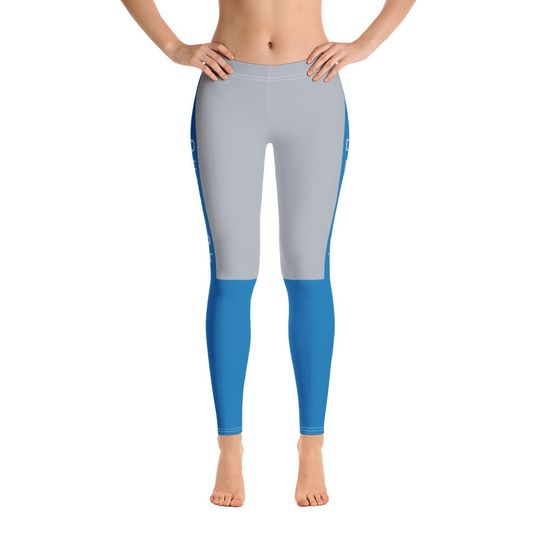 Detroit Lions Colored Football Leggings