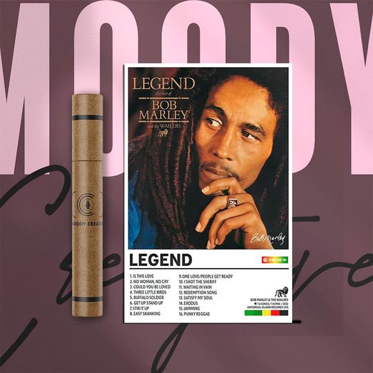 Bob Marley - Legend Album Poster