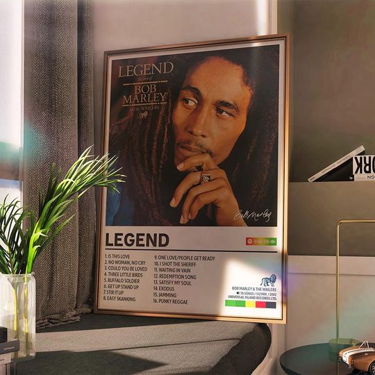 Bob Marley - Legend Album Poster