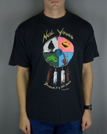 Vintage Neil Young World tour 93 T-Shirt