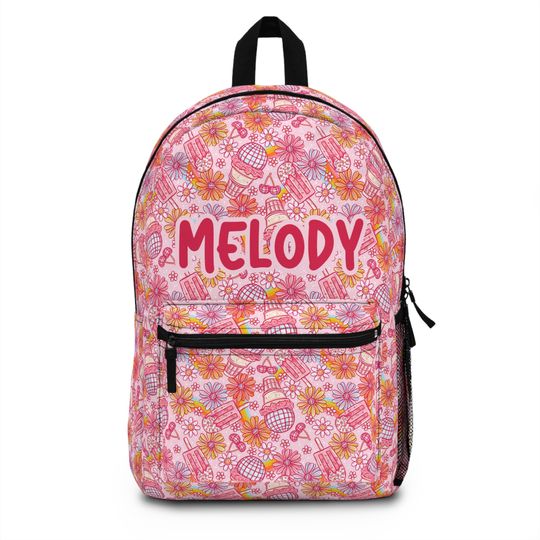 Personalized kids school backpack, personalized toddler backpack Floral, custom name backpack for adults, monogram backpack birthday gift