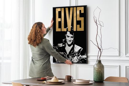 Elvis Presley Poster,  Music Art, Home Decor, Wall Art