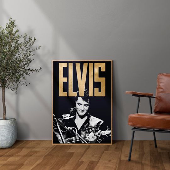 Elvis Presley Poster,  Music Art, Home Decor, Wall Art