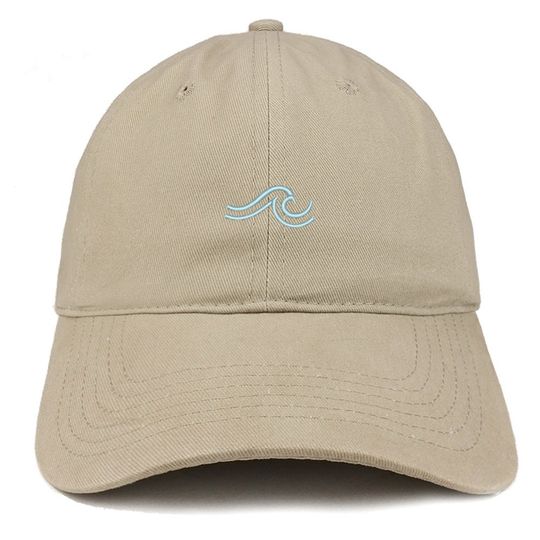 Stitchfy The Wave Embroidered 100% Cotton Adjustable Cap Dad Hat