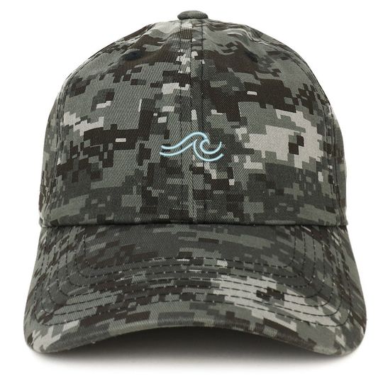 Stitchfy The Wave Embroidered 100% Cotton Adjustable Cap Dad Hat