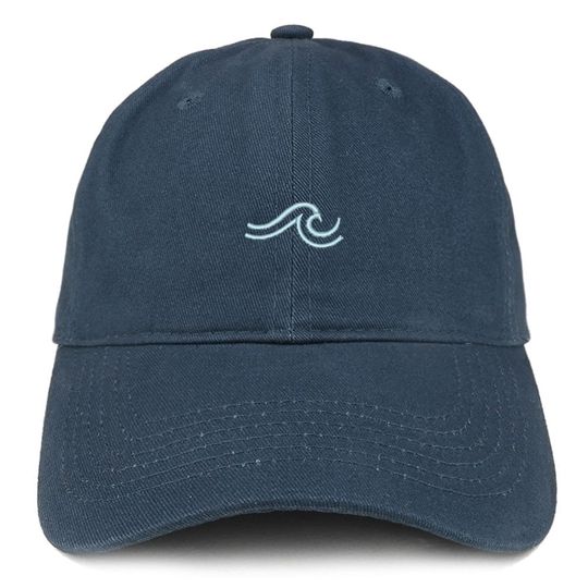 Stitchfy The Wave Embroidered 100% Cotton Adjustable Cap Dad Hat