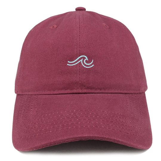 Stitchfy The Wave Embroidered 100% Cotton Adjustable Cap Dad Hat