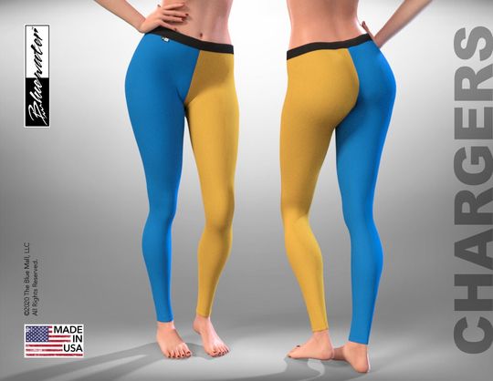 Los Angeles Chargers Football Leggings