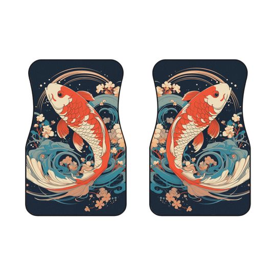 Koi JDM AsFaux Car Mats (2x Front)