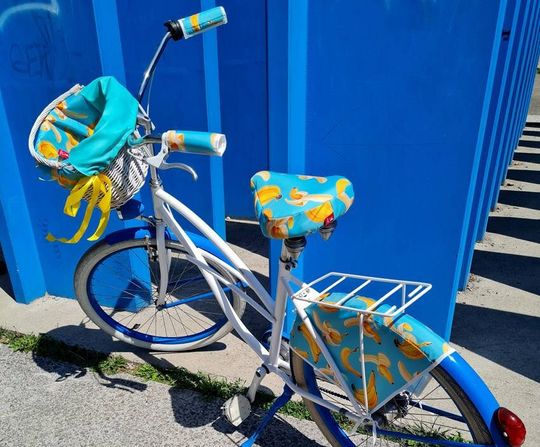 Saddle cover bananas WATERPROOF