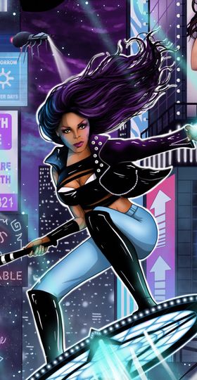 Janet Jackson Poster- All For You Comic Poster