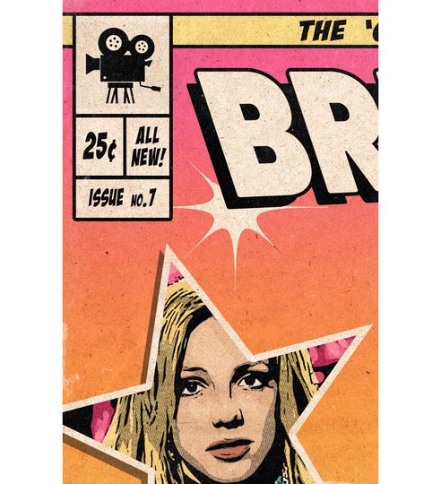 Britney Spears - Lucky Vintage Comic Cover poster