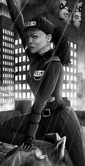 Janet Jackson Print Poster - Rhythm Nation Comic Cover Art Poster