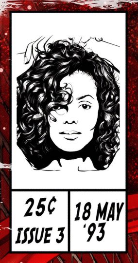 Janet Jackson Poster- Janet. Comic Poster