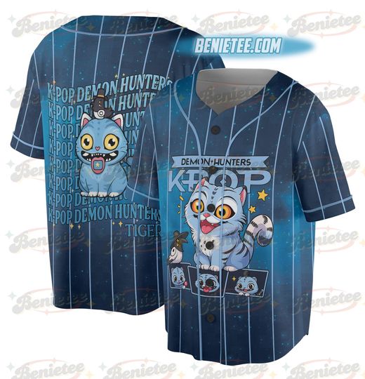 Kpop Demon Hunters Tiger Baseball Jersey