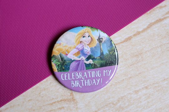 Disney Button | Tangled Pin Badge