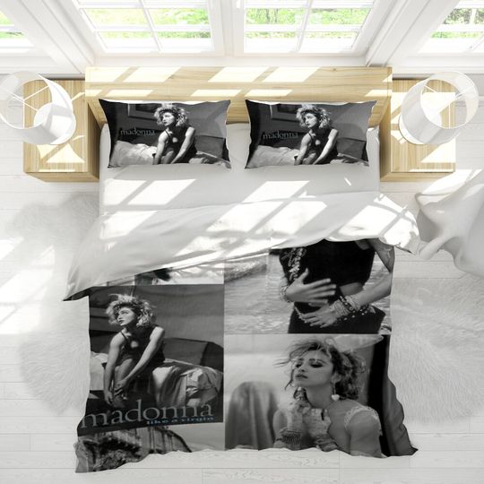 80s Madonna Marilyn Monroe Bedding Set - Celebrity Beding Set