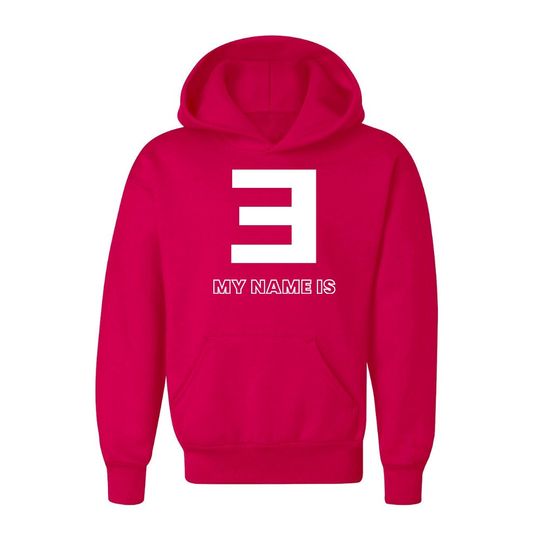 Eminem Logo My Name Is Youth Hoodie Pullover