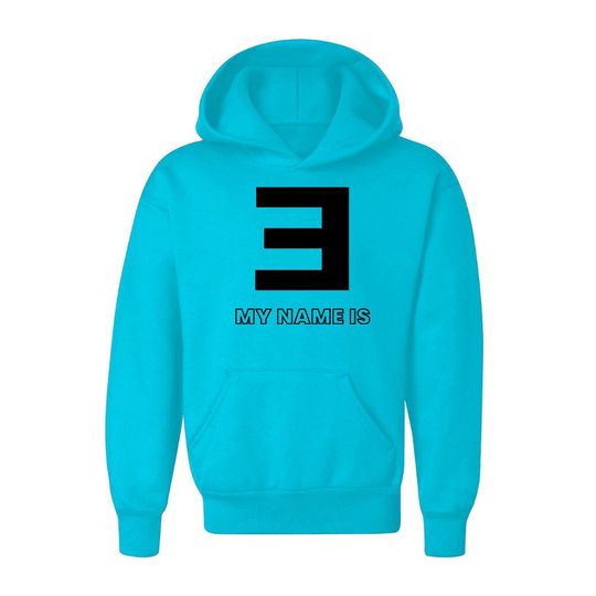 Eminem Logo My Name Is Youth Hoodie Pullover