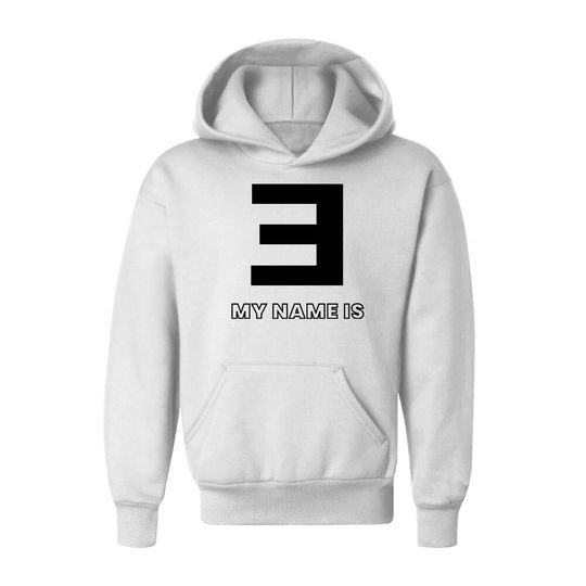 Eminem Logo My Name Is Youth Hoodie Pullover