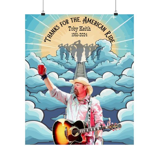 Toby Keith, Thanks for the American Ride, Matte Posters