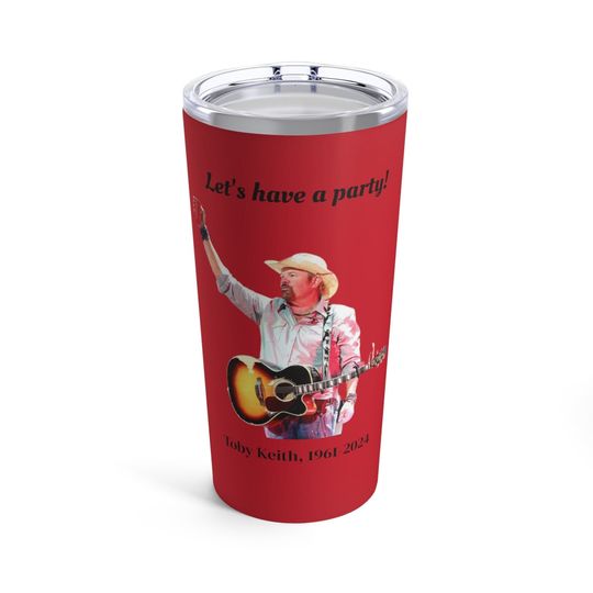Toby Keith Tumbler with Lid and Straw