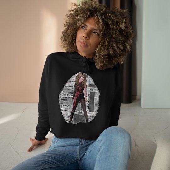 reputation eras Crop Hoodie