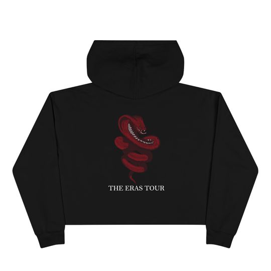 reputation eras Crop Hoodie